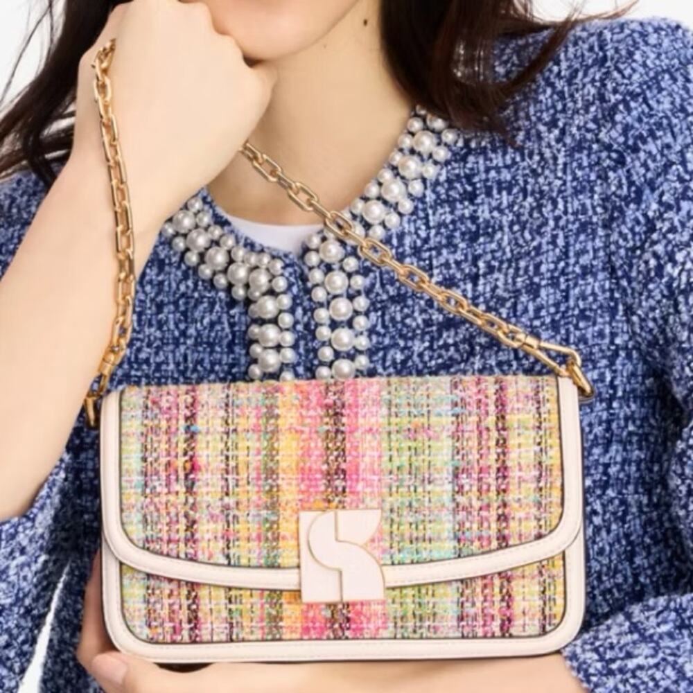 Kate Spade Dakota Tweed Small Crossbody purse - Picture 1 of 16